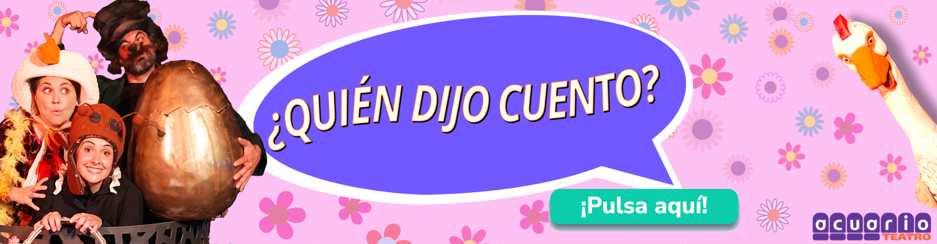 Baner Quien dijo cuento