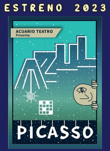 Cartel Azul Picasso