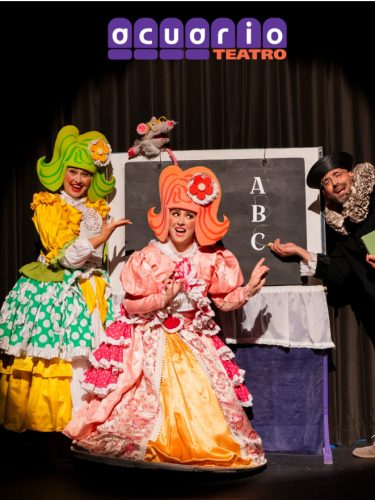 Cartel La Dama Ya no es Boba - Acuario Teatro